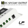 REGOLATORE DI CARICA PER PANNELLO SOLRE 20A 12V/24V