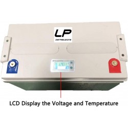 Batteria lifepo4 100Ah a scarica lenta per camper/pannelli solari, etc.