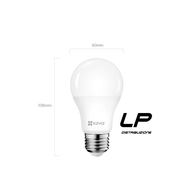 Ezviz LB1 White Lampadina a LED regolabile tramite Wi-Fi