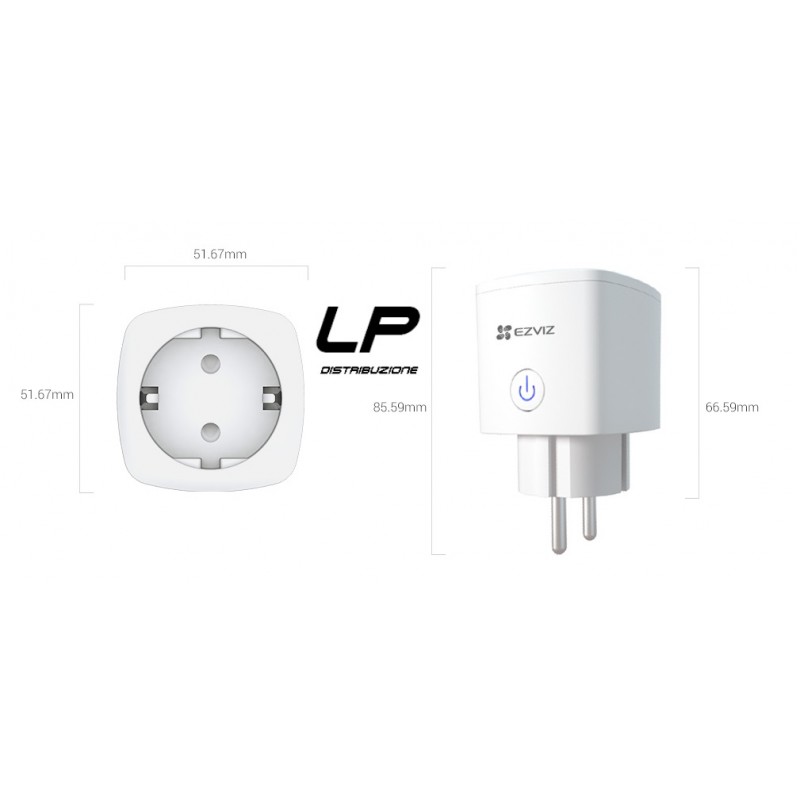 copy of Ezviz LB1 White Lampadina a LED regolabile tramite Wi-Fi