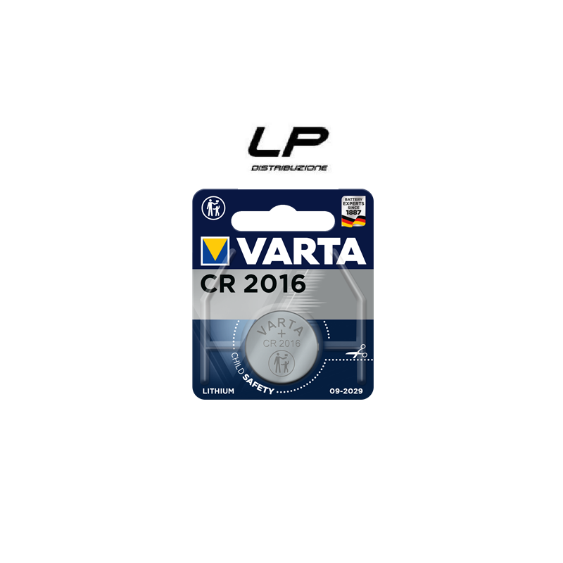 VARTA CR 2016 BLI 1 BATTERIA