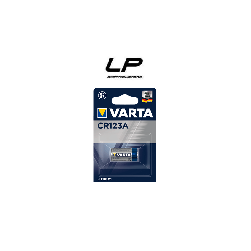 VARTA PROFESSIONAL LITHIUM CR123A BATTERIA