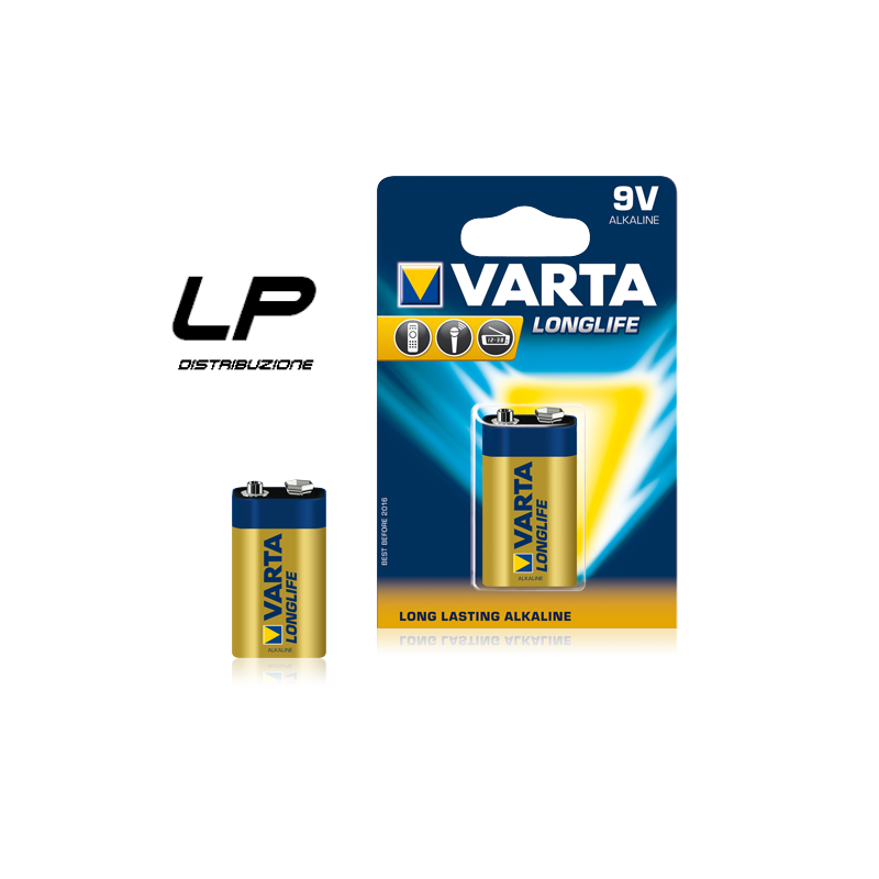 VARTA LONGLIFE 9 V BATTERIE