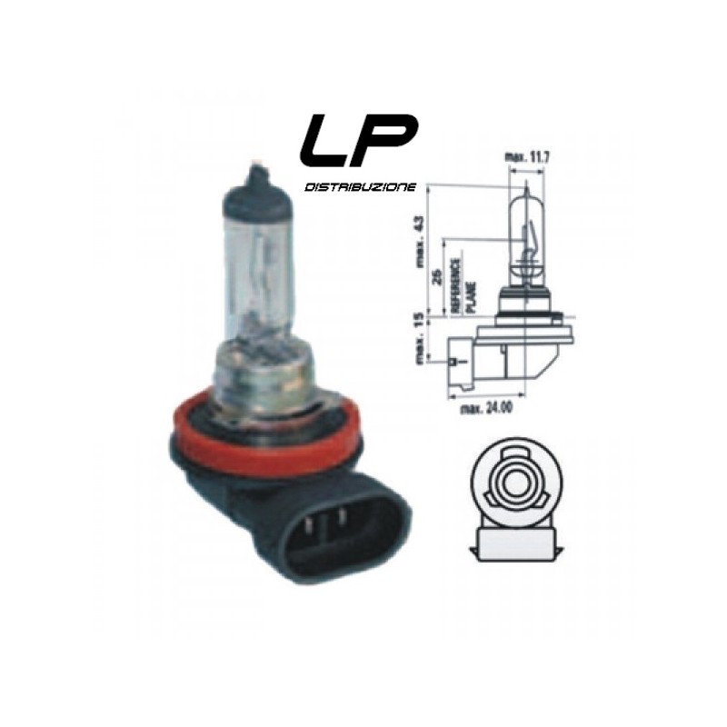 Lampadina H11 - 12 Volt 55W