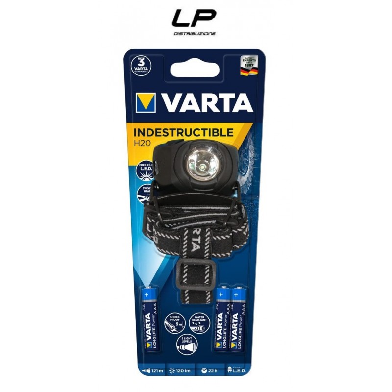 VARTA 1 Watt LED INDESTRUCTIBLE HEAD LIGHT