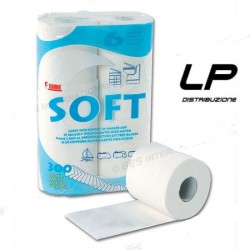 Soft 6 Rolls carta igienica